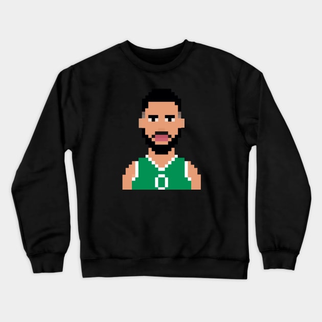 Tatum 8bit Crewneck Sweatshirt by Roti Kodok Art